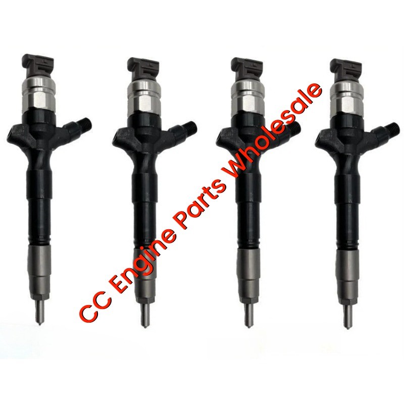 4PCS 095000-7630 23670-0R170 Fuel Injector For Toyota RAV4 2.2 Engine 2AD-FTV