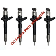4PCS 095000-7630 23670-0R170 Fuel Injector For Toyota RAV4 2.2 Engine 2AD-FTV