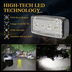 LED Front Hood Light FOR Deere 50 Series: 4050, 4250, 4450, 4650, 4850