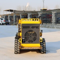 New 24HP Mini Skid Steer Loader 4-in-1 Bucket 3-Stage Pump Hydraulic System