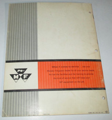 Massey Ferguson MF 82 Combine Operators/Owners Manual 690-461-M2 5-66 ORIGINAL!