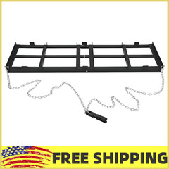 Drag Harrow Driveway Grader 6FT with 6 FT Chain for ATV UTV Tractor Mower,Soil