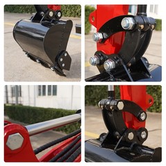 1.0 Ton 2200lbs 7.6KW B&S Mini Excavator w/ Hydraulic Thumb EPA US Free Shipping