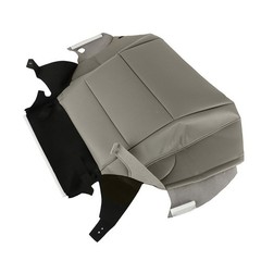 Driver Side Bottom Seat Cover Gray Leather Replacement for 2013-2017 Accord