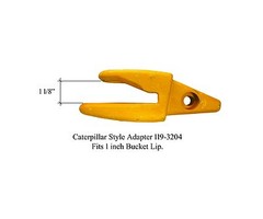 6 – CAT Style J200 Backhoe Bucket Shanks 1″ Lip, Dirt Teeth – 1U-3202, 119-3204