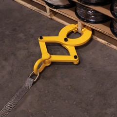 BISupply | Pallet Puller Clamp in Yellow – 6000 lb pound Capacity – Pallet