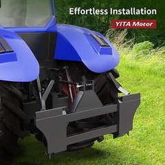 Quick Tach Conversion Adapter for 3 Point Cat 1 Tractors Skid Steers Category 1