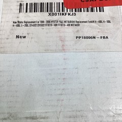 Replacement Starter For ’98-’06 Hyster, Mitsubishi, Yale Forklift 12V