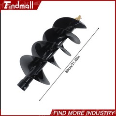 Findmall Auger Post Hole Drill Bit Attachment 300mm Diameter For Mini Excavator