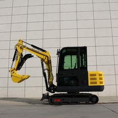 3.5 Ton Kubota 25HP Diesel Mini Excavator Side Swing Boom + Any 2 Attachments