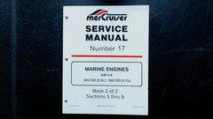 MerCruiser GM V-8 Marine Engines Service Manual Number 17 1994
