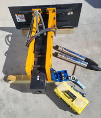 Skid Steer Attachment Wolverine 750 Hydraulic Hammer/Breaker Bobcat CAT CASE