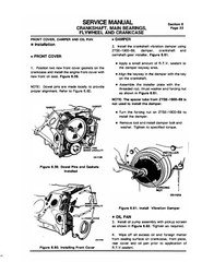 Engine Shop Service Repair Manual Fits 1989 1990 1991 Ford 7.3 Diesel 1988-1993