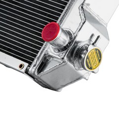 4 Row Radiator For Case Backhoe 570 580L 590SL 580SSL 4300 P85 234876A1 234876A2