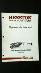 Hesston 1150 Mower Conditioner Operator’s Manual Farm Equipment Guide