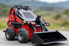 Free Ship MS380 Wheeled Mini Skid Steer Loader 23HP EPA Dual Pumps Gas Engine