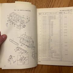 Komatsu C240 DIESEL ENGINE PARTS MANUAL CATALOG BOOK LIST, FORK LIFT TRUCK