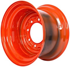 9.75X16.5 Rim/Wheel for 12-16.5 Tire – Bobcat Orange Color 6 3/4″ Offset