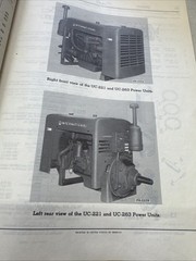 IH International UCC-221/263 POWER UNIT PARTS MANUAL BOOK CATALOG DIESEL ENGINE