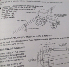 *Krause 4600 Series Row Crop Cultivator Parts & Assembly Manual 1994 s/n 2658-
