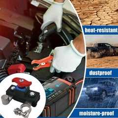 Car Battery Disconnect Isolator Cut Off Switch 12/24V Universal Battery Terminal