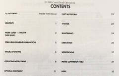 International 943 Corn Header For 1440 1460 Combines Operators Manual Owners