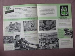 1956 Advertising Booklet * Why Cleveland Worm Gear * Cleveland Story w Letter