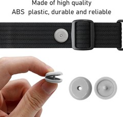 10 Sets Seat Belt Button Stop, Plastic Seat Belt Stop Clips Preven Color: Gray