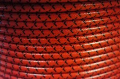 Farmall 404 Row Crop Red & Black Cloth Covered Copper Spark Plug Wire Set IH