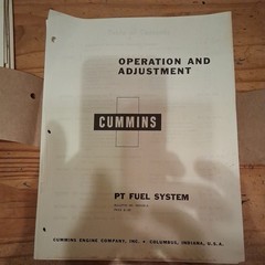 Cummins Parts Book PT Fuel System