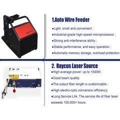 1500W 4in1 Raycus Handheld Laser Welder Laser Welding Cutting Cleaning Machine