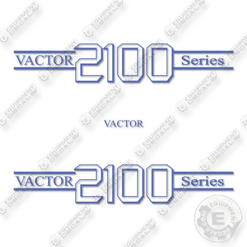 Fits Vactor 2100 Decal Kit Sewer Cleaner – OLD STYLE – 7 YEAR OUTDOOR 3M VINYL!