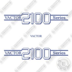Fits Vactor 2100 Decal Kit Sewer Cleaner – OLD STYLE – 7 YEAR OUTDOOR 3M VINYL!
