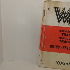 Kubota B5100 B6100 B7100 English French WSM Tractor Shop Service Repair Manual