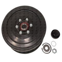 15″ Idler Hub Group w/ Rubber Wheels Fits CAT 297C 297D 297D2 372-5765
