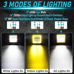 4PCS LED WORK LIGHTS for Caterpillar Skid Steers Excavator Forklift Loader Light