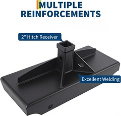 Trailer Receiver Hitch Plate for Toro Dingo Mini Skid Steer Loader Attachment