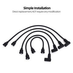 Spark Plug Wires Set For Case/international 300, 350,400,450,A,Super A, B, BN,C