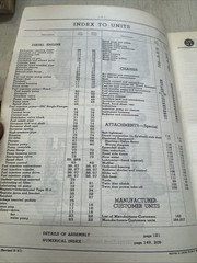 IH INTERNATIONAL UD-14A POWER UNIT Motor PTO Parts Manual Book LIST engine spare