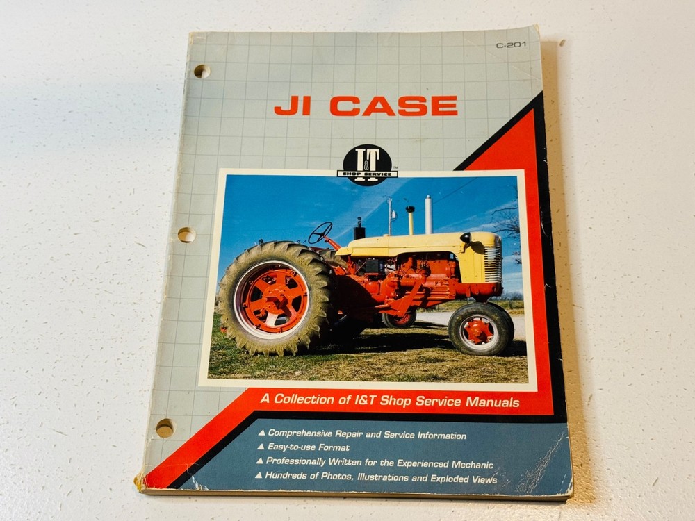 JI Case Tractor Service Repair Shop Maintenance Workshop Manual David Brown Case