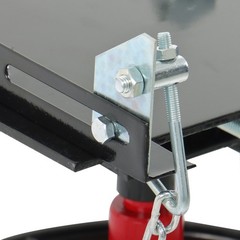 1322-1660lbs Capacity Hydraulic Transmission Jack 2 Stage Adjustable Telescoping