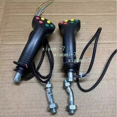 1pc Excavator Harvester Electric Control6/7 Button Joystick Handle Glue Gear