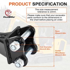 Ripper Attachments Hook 18.8×9.8″ Excavator Ripper Attachment For Mini Excavator
