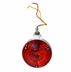 12v Fits Massey Ferguson Kubota Tractors Safety Warning Light Red and Red Lens