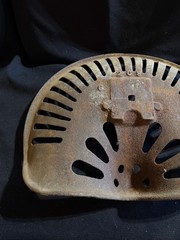 #22 CAST IRON Tractor Implement Seat WALTER A WOOD Hoosick Falls New York USA