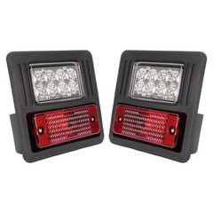 4PCS LED Headlight Tail Light Kit Lamp Assembly For Bobcat Skid Steer Loader