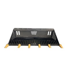 Landhonor 66/72/78in Rock Bucket Heavy Duty Skid Steer Bucket Quick Attach