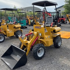 AGT 24HP RATO Gasoline Engine Mini Skid Compact Track Loader Wheeled KRW23
