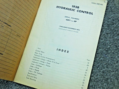 OEM Factory Caterpillar 193B Hydraulic Control Parts Catalog Book Manual 42V