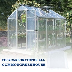 Bps 6Pcs 24 W X 48 L X 0.32 Polycarbonate Panels Waterproof Uv Protected